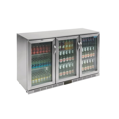 Polar GL009-A G-Series Under Counter Back Bar Cooler with Hinged Doors Stainless Steel 330Ltr - GL009-A