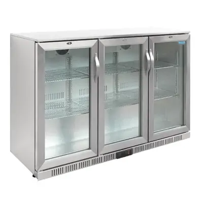 Polar GL009-A G-Series Under Counter Back Bar Cooler with Hinged Doors Stainless Steel 330Ltr - GL009-A