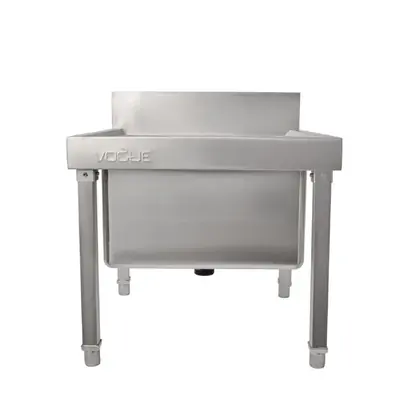  Vogue Stainless Steel Mop Sink 500wx500dx550h - GL281-A