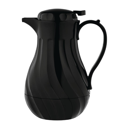 Olympia Insulated Swirl Jug Black - 2Ltr - GL970