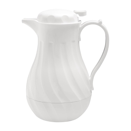 Olympia Insulated Swirl Jug White - 2Ltr - GL971