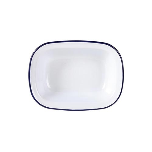 Olympia Enamel Dish Rectangular 280x190mm (Box of 6) - GM510