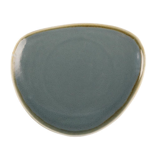 Olympia Kiln Ocean Triangular Plate 230mm (Box of 6) - GP342