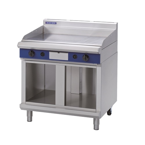 Blue Seal GP516-CB - 900mm Gas Griddle with Cabinet Base - GP516-CB