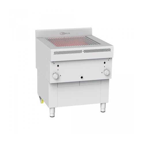 Gresilva GHPI 2/600 Horizontal Fixed Gas Grill On Base With Manual Water Feed - GRE.H6.A10