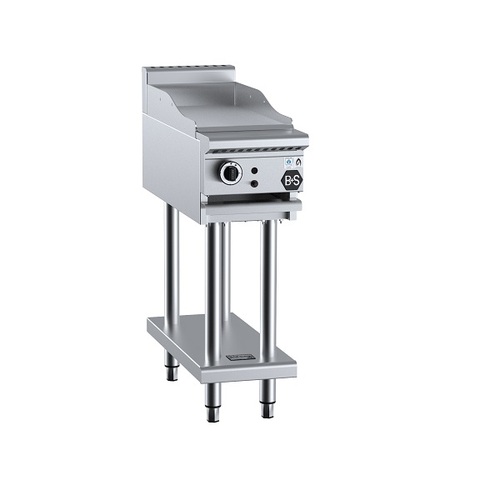 B+S Black GRP-3 Gas Grill Plate 300mm on Leg Stand - GRP-3