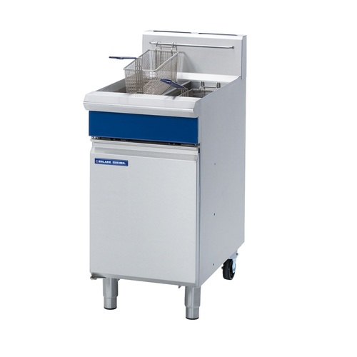 Blue Seal GT46 - Split Pan Gas Deep Fryer - 26 Litre - GT46