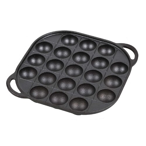 Pearl Life Cast iron Takoyaki (octopus ball) Plate (21 balls) - HB-4621