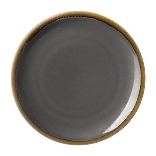 Olympia Kiln Smoke Round Coupe Plate 280mm (Box of 4) - HC386