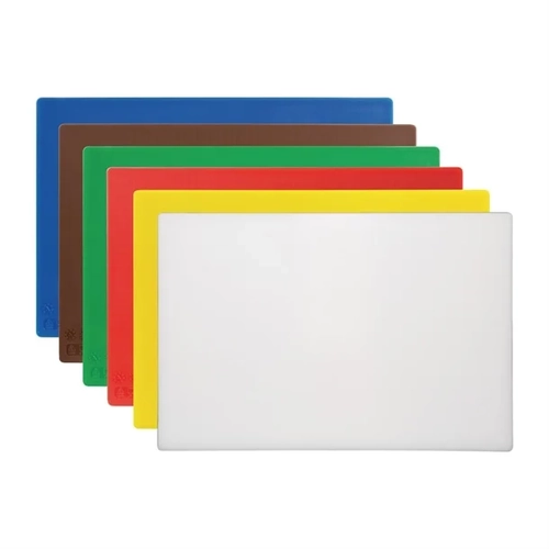 Hygiplas Antibacterial High Density  Set of 6 Chopping Board Set 450x300x12mm - HC862