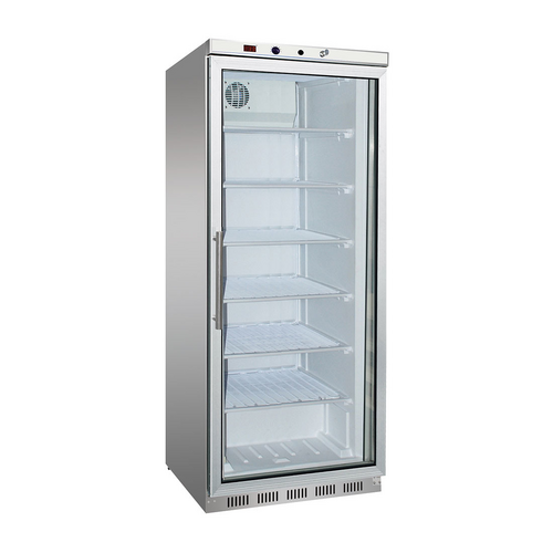 Thermaster HF600GS-S - 620L Single Glass Door Freezer 777 x 695 x 1890mm  - HF600GS-S