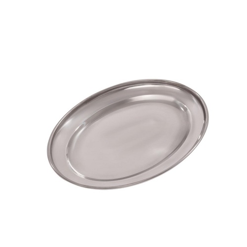 Olympia Stainless Steel Oval Service Tray 200x150mm - K360