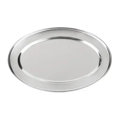 Olympia Stainless Steel Oval Service Tray 200x150mm - K360