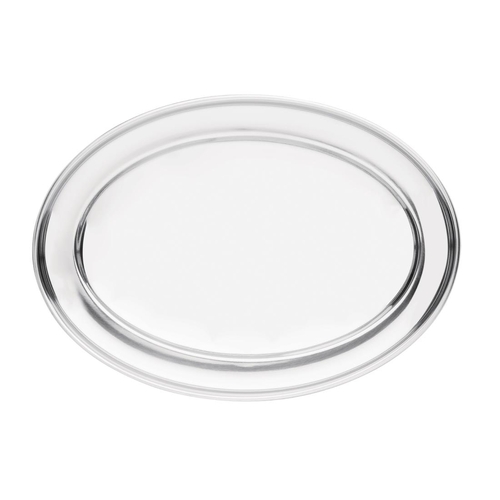 Olympia Stainless Steel Oval Service Tray 350x240mm - K364