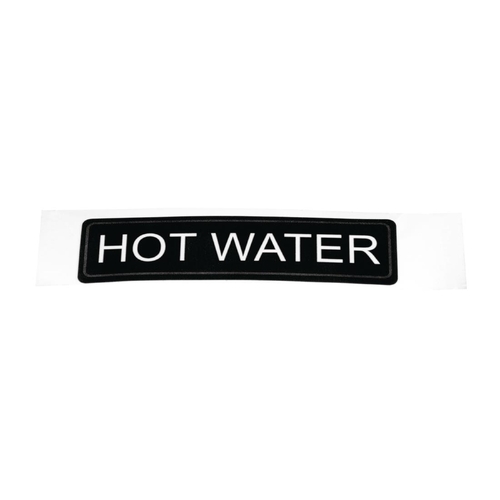 Olympia Airpot Hot Water Label - K705