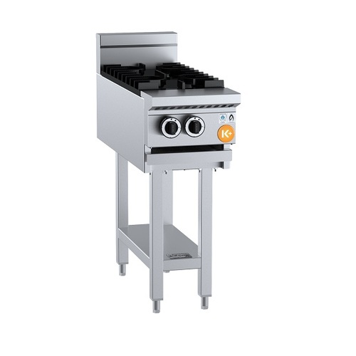 B+S K+ KAWBT-SB2 Gas Two Burner Boiling Top on Leg Stand - KAWBT-SB2