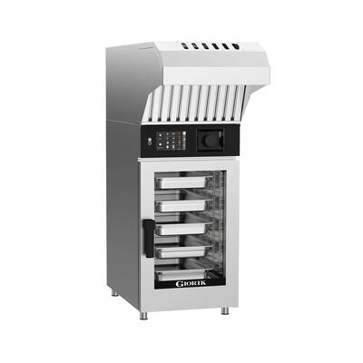Giorik KB101WT.SF.H - Kore Compact Electric Combi Oven 10 X 1/1 GN - Filter & Recirculating Ventless Hood - KB101WT.SF.H