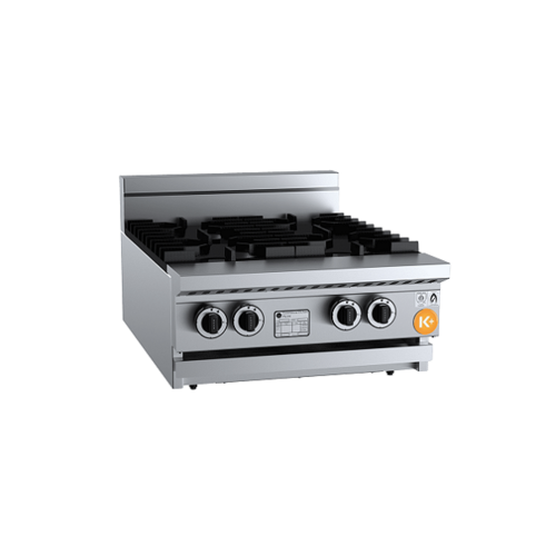 B+S K+ KBT-SB4BM Gas Four Burner Boiling Top Bench Mounted - KBT-SB4BM