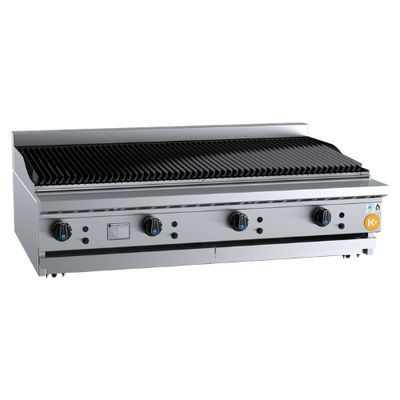B+S K+ KCBR-12BM Gas Char Broiler 1200mm Bench Mounted - KCBR-12BM