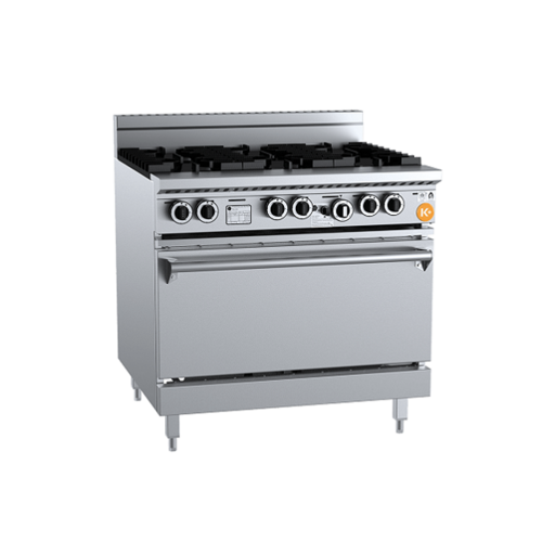 B+S K+ KOV-SB6 Gas Six Burner with Oven - KOV-SB6