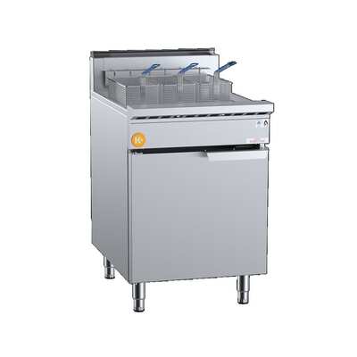 B+S K+ KTF-601 - Gas Single Pan Three Basket Turbo Fryer - KTF-601