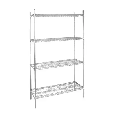 Vogue Flat Pack 4 Shelf Unit 915x460x1840mm - L927