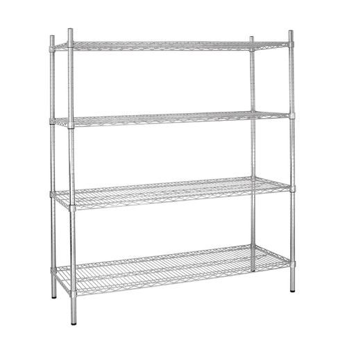 Vogue Flat Pack 4 Shelf Unit - 1830x1830x460mm 72x72x18" - L939