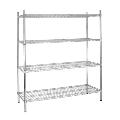 Vogue Flat Pack 4 Shelf Unit 1830x1830x460mm - L939