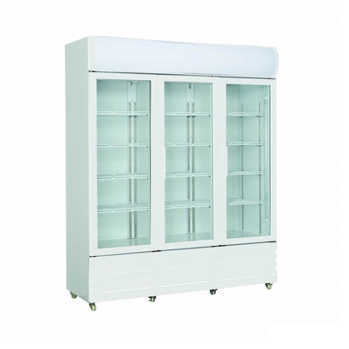 Thermaster LG-1203P - Three Glass Door Upright Display Fridge - 1200 Litres - LG-1203P