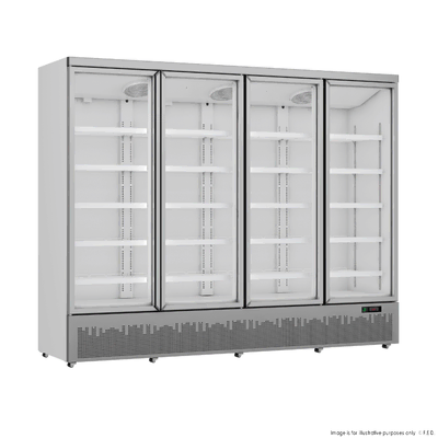 Thermaster LG-2200GBM - Four Door Supermarket Fridge - 2248L - LG-2200GBM