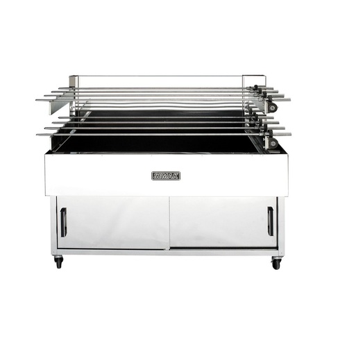 Semak M28C2 Charcoal Rotisserie 2 Tier with 8 Spits - M28C2
