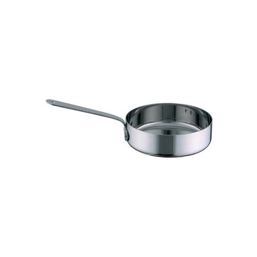 Chef Inox Miniatures -  Frypan 100x30mm 18/10 With Stainless Steel Handle - MINI-07985