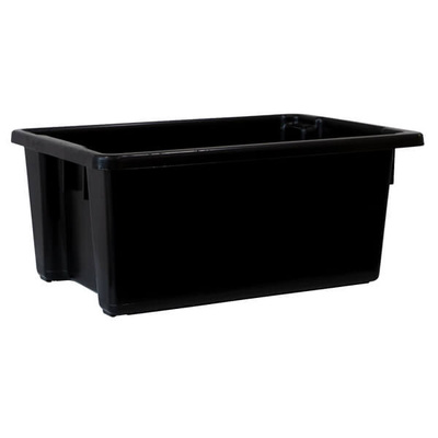 Crate 52lt Food Safe / Stackable - Black - MP10BLK