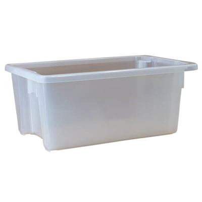 Crate 52lt Food Grade Stackable - Clear - MP10CL