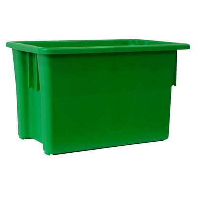 Crate 68lt Food Safe / Stackable - Green - MP15G