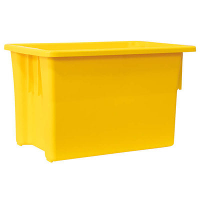 Crate 68lt Food Safe / Stackable - Yellow - MP15Y