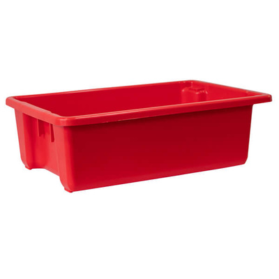 Crate 32lt Food Safe / Stackable - Red - MP7R