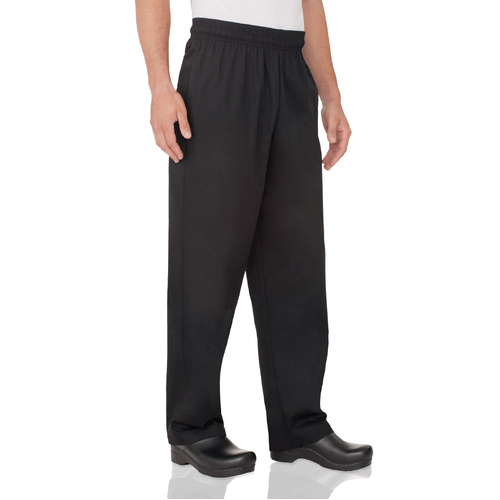 Essential Baggy Chef Pants - Black - NBBP-XS - NBBP-XS
