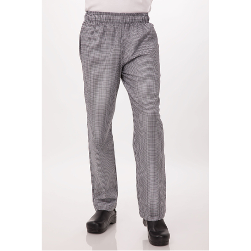 Essential Baggy Chef Pants - Check - NBCP-XS - NBCP-XS