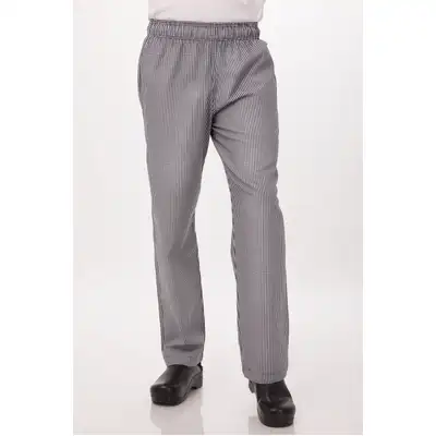 Essential Baggy Chef Pants - Check - NBCP-XS - NBCP-XS