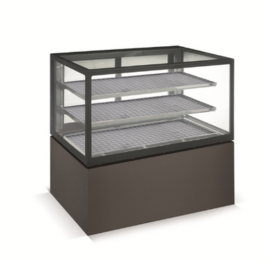 Anvil NDHV3730 Square Glass Hot Display 3 Tier - 900mm - NDHV3730