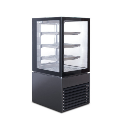 Anvil NDHV4720 Square Glass Hot Display 4 Tier - 600mm - NDHV4720