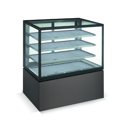 Anvil NDHV4730 Square Glass Hot Display 4 Tier - 900mm - NDHV4730