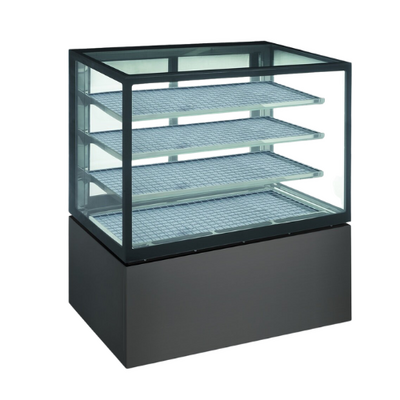 Anvil NDHV4740 Square Glass Hot Display 4 Tier - 1200mm - NDHV4740