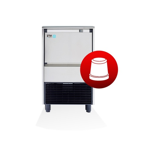 ITV Gala NG110 A - Self Contained Ice Maker 114kg per day / 60kg Storage - NG110A