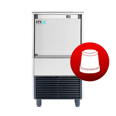 ITV Gala NG45 A DP - Self Contained Ice Maker 47kg per day / 20kg Storage with Drain Pump - NG45ADP