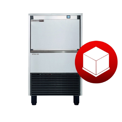 ITV Spika NG50 A HD DP - Self Contained Ice Maker - Half Dice with Drain Pump - NG50AHDDP