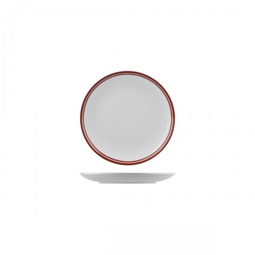 RAK Nano Cru Round Coupe Plate Red 180mm (Box of 24) - NPR18-R