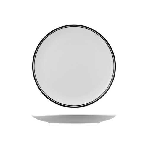 Rak Nano Cru Round Coupe Plate Black 270mm (Box of 12) - NPR27-BK