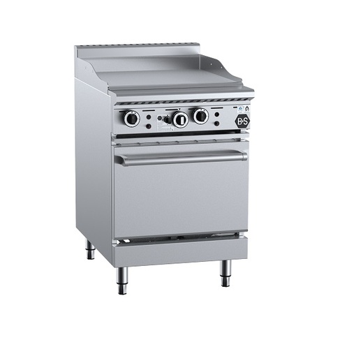 B+S Black OV-GRP6 - Gas Oven with 600mm Grill Plate - OV-GRP6